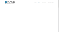 Desktop Screenshot of deckanddrivesolutions.com